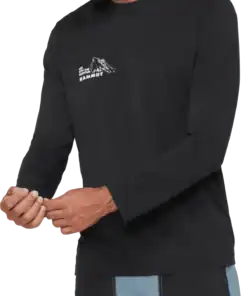 Alternative view of MOUNTAIN LS T-SHIRT M BLUEMLISALPHORN